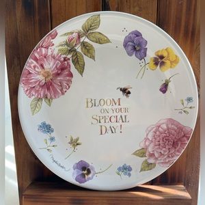 Special plate. Great for a birthday.